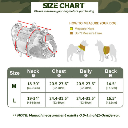 Tactical Dog Training Vest