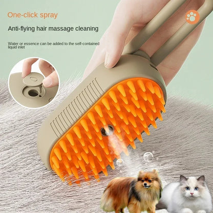 Steamy Dog Brush 3-in-1