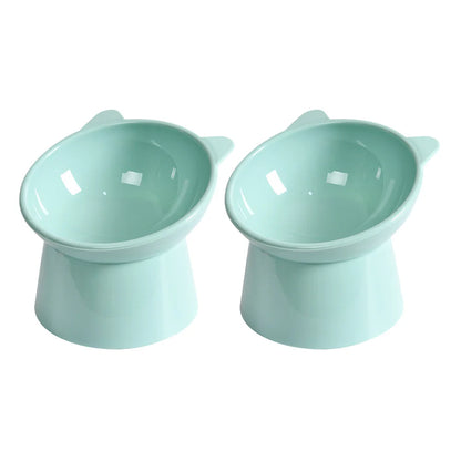 Tilted Cat Food Bowl
