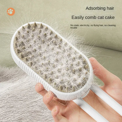 Steamy Dog Brush 3-in-1
