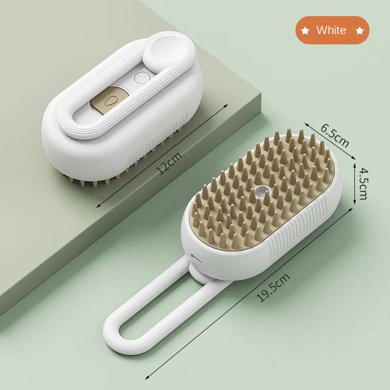 Steamy Dog Brush 3-in-1